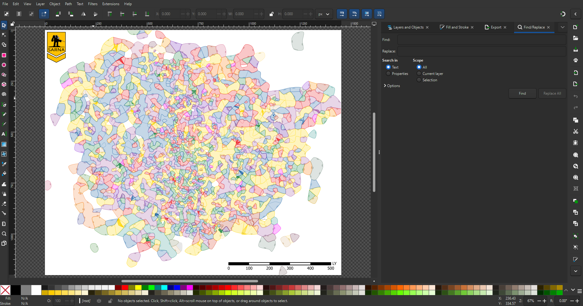 Sarna Maps - map generation output issues with no systems being displayed and pockets of factions being spread all over the map.